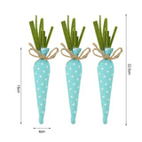 3/1pcs Nov Woven Easter Carrots Ornaments Hanging Pendant for Easter Home Decorations Supplies 2023 Kids Easter Favors Gifts Toy - Lootquake