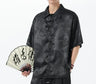 M-5XL Plus Size Men Kung Fu Shirt Hot Chinese Traditional Men's Casual Top Dragon Pattern Short Sleeve Summer Clothing for Male - Lootquake