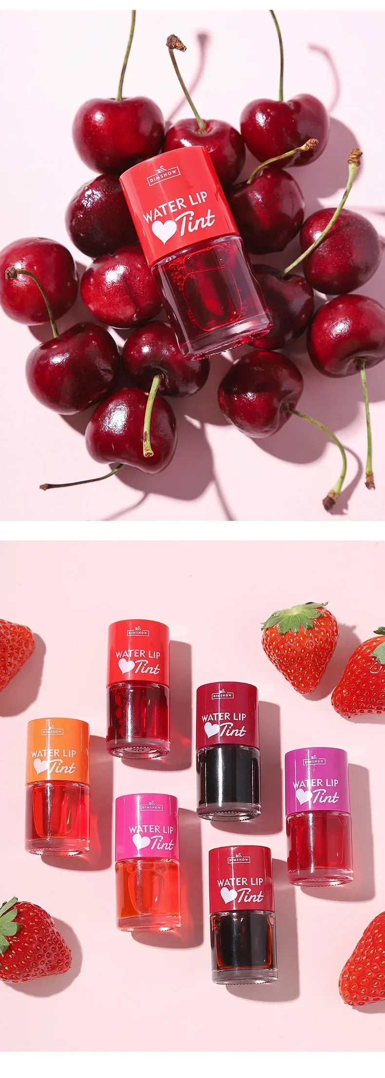 Liquid Lipstick Facial Rouge Big Eye Eyeliner 2-IN-1 Multipurpose Makeup Long-lasting Moisturizing Matte Non-stick Lip Gloss