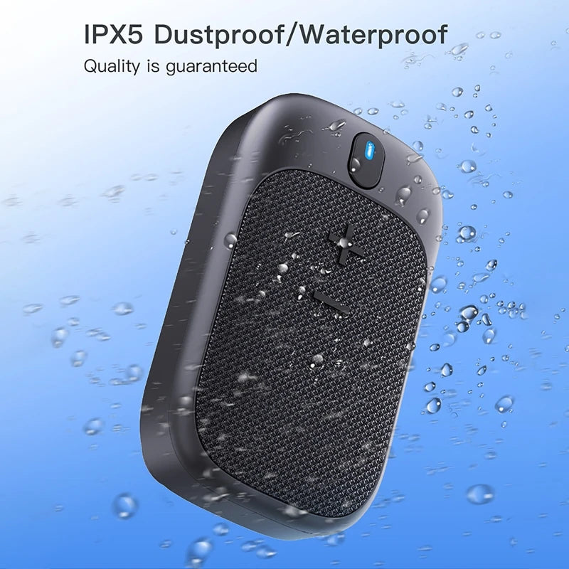 Altavoz Bluetooth portátil para exteriores, altavoz portátil de llamadas Bluetooth con soporte magnético para ciclismo, senderismo y correr.