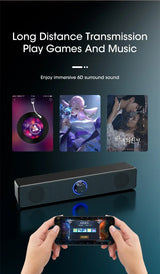 Computer Desktop High-quality Bluetooth Wired Dual-purpose High-volume Microphone Two-in-one Speaker Home Surround Audio System