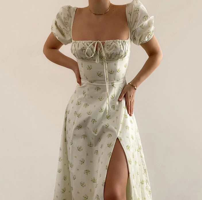 Long Dress for Women 2023 Summer Beach Bohemian Dresses Vestido Casual Robe Female Clothing Y2K Floral Skirt Elegant Maxi Dress - Lootquake