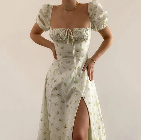 Long Dress for Women 2023 Summer Beach Bohemian Dresses Vestido Casual Robe Female Clothing Y2K Floral Skirt Elegant Maxi Dress - Lootquake