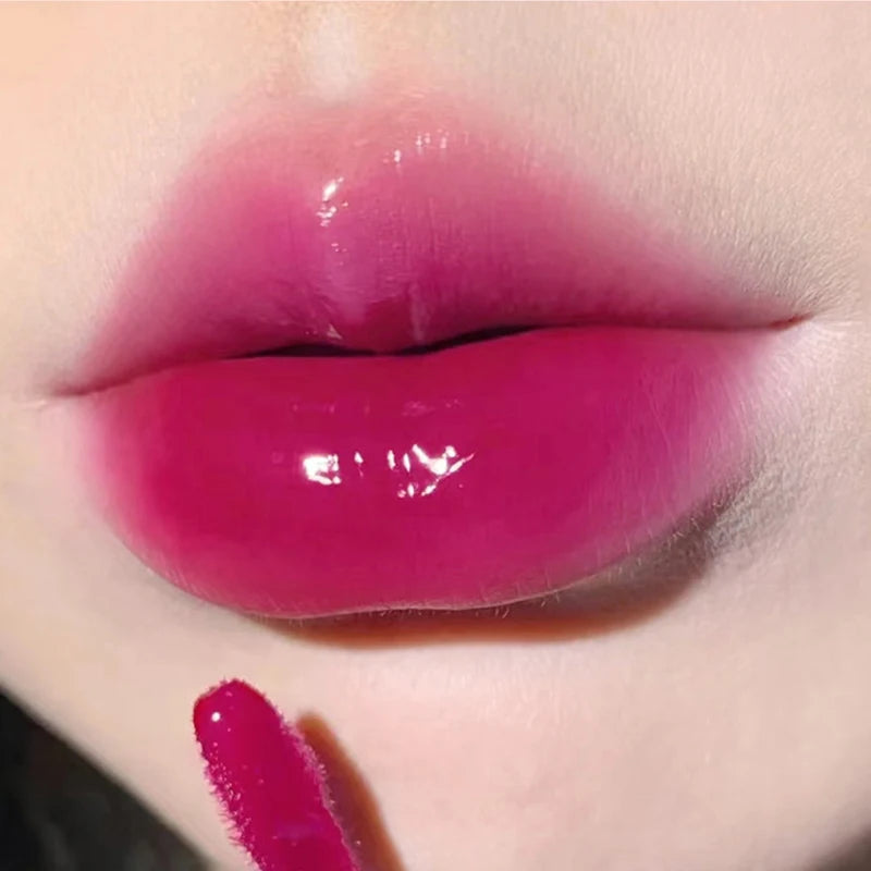 Laque à lèvres légère effet verre HERORANGE - Brillance miroir, formule hydratante ; anti-bavures, longue tenue et éclaircissante pour la peau