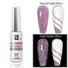 5ML Gold Silver Metallic Liner Paint Gel Polish Chrome Mirror Metal Effect Super Bright French UV LED Semi Permanent Nail Gel