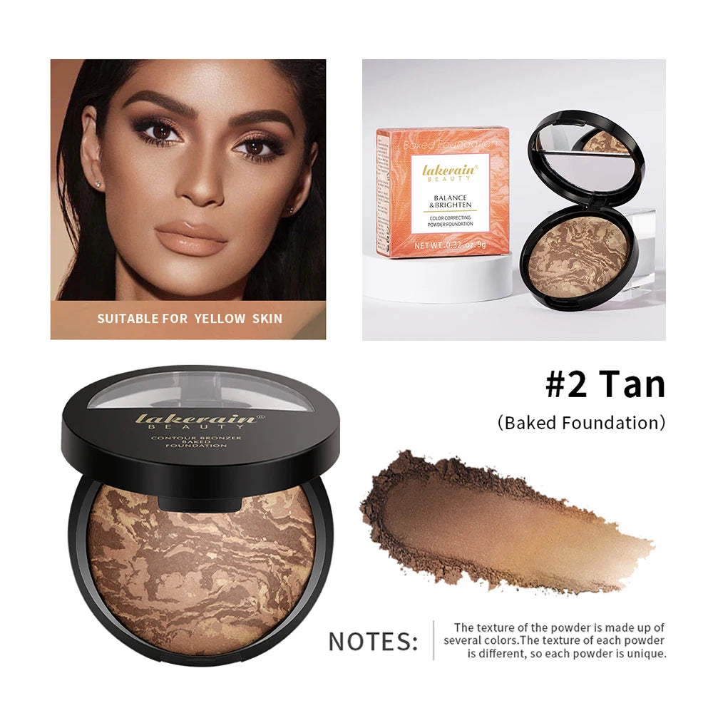 Matte Loose Powder Waterproof Oil-control Matte Full Coverage Face Makeup Makeup Setting Loose Powder Baked Powder Foundation