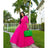 CM.YAYA Elegant Women Wraped V-neck Long Sleeve with Sashes Maxi Long Dress Chic INS Sexy Party Prom Big Swing Pink Dresses - Lootquake