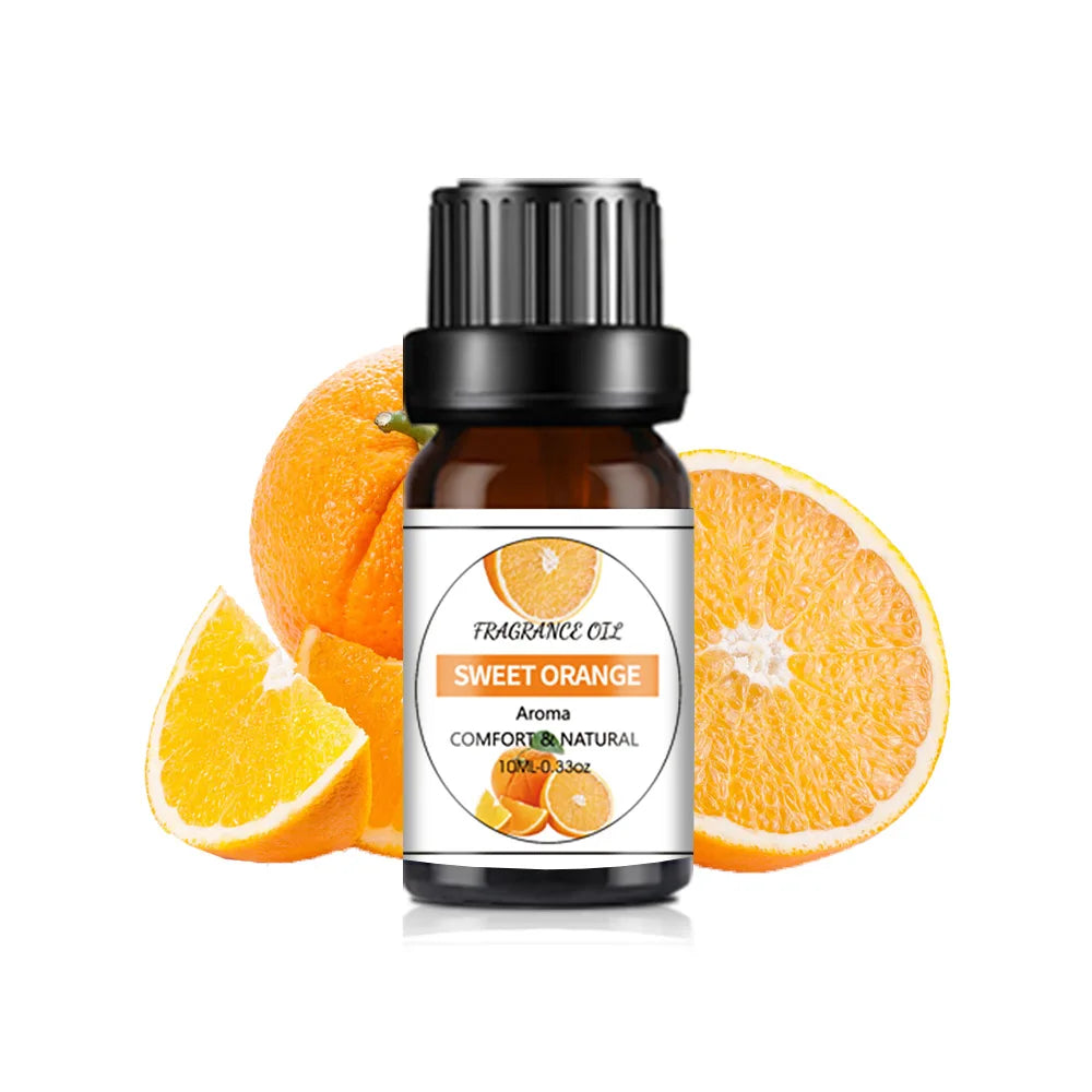10ML Fragrance Oil Plant Making DIY 33 Flavor Aromatherapy Plaster Candle Soap Fragrance Oil for SPA Diffuser Sleep Humidifier