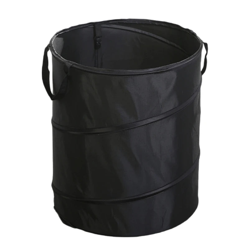 Folding Camping Trash Can Reusable Yard Waste Bag Portable Garbage Bin Container Dropshipping