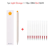 KACO Gel Pens Sets School Office Supplies for Kids 0.5mm High-capacity Heart / Star Sign Writing Gadgets Love Gift Cute Items