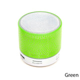 Mini altavoz Bluetooth inalámbrico con LED, tarjeta TF, subwoofer USB, sonido MP3 portátil, altavoz inalámbrico para teléfono inteligente