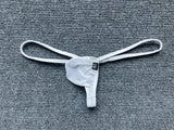 Mini Ice Silk G-string Men Sexy Underwear Low Rise Micro Bikini Trunks Bulge Pouch T-back Thongs Erotic Panties Soft Underpant - Lootquake