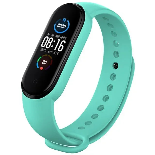 Watch Strap For Xiaomi Mi Band 7 6 5 4 3 Wristband Silicone Bracelet Wrist Straps MiBand 3/4 band5 band6 Smartwatch Accessories - Lootquake