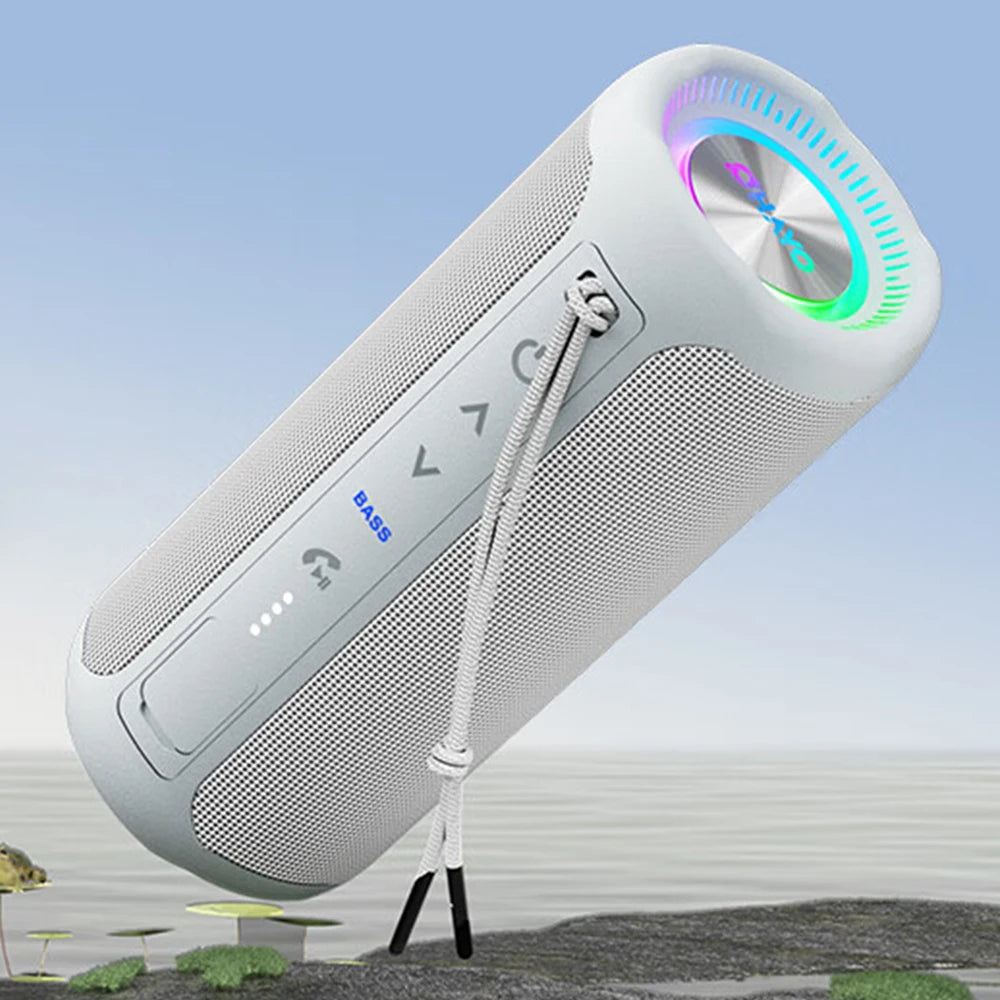 Altavoz Bluetooth portátil impermeable Ohayo de 35 W con potente sonido de 360 grados y graves potentes, TWS, IPX7 resistente al agua.