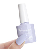 Venalisa Nail Gel Polish 7.5ml #758 Funny Bunny Milky White VIP3 Collection Long Wear Diamond Top Coat Soak Off UV LED Gel Nail