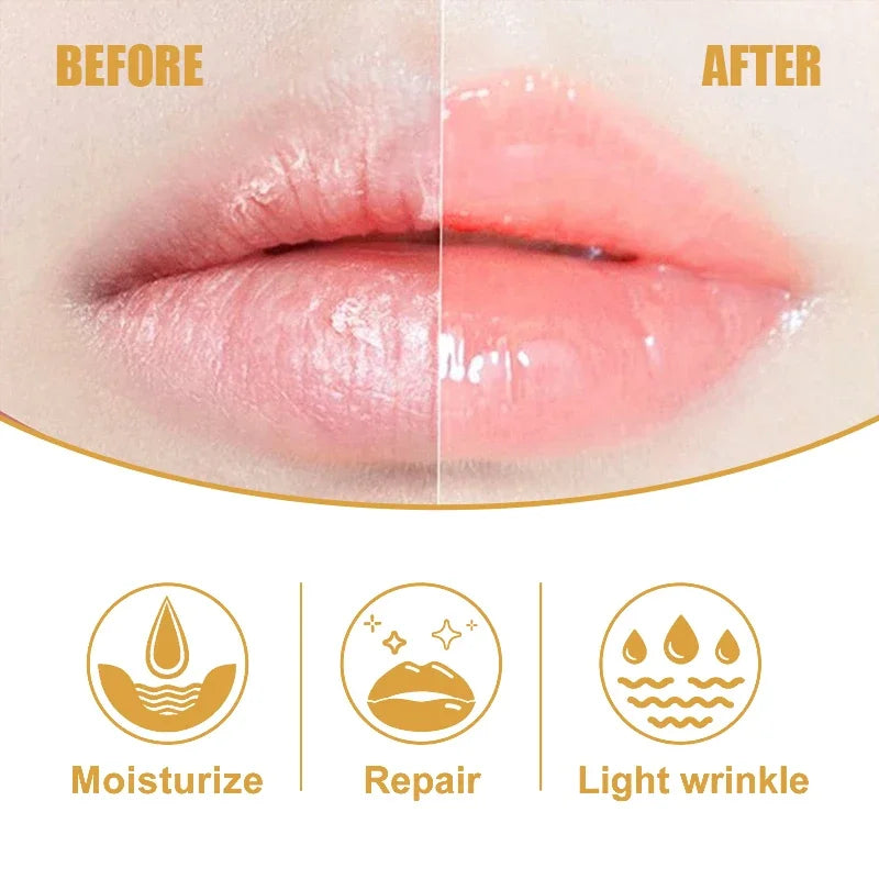 Brillant à lèvres transparent, huile repulpante, hydratante, réparatrice, réduit les ridules, éclaircit, sublime, sérum pour les lèvres, cosmétique
