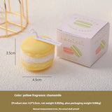 Velas de aromaterapia con diseño creativo de macarrones (2025), colección de fragancias para el hogar, adornos decorativos, regalos de Navidad y cumpleaños.