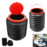 Portable Car Trash Can Storage Bin Garbage Can Telescopic Wet Umbrella Storage Bin for Umbrellas Snacks Garbage