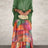Women's Elegant Long Dress Fashion Round Neck Bat Sleeve Cake Dresses For Women Spring and summer Robe Looes Plus Size 4XL - Lootquake