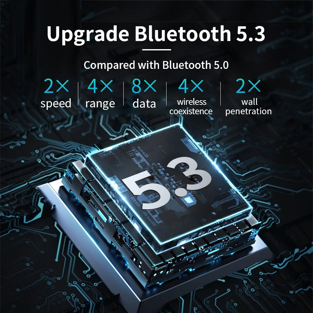Adaptateur Bluetooth pour PC, clé USB Bluetooth 5.3, récepteur Bluetooth 5.0 pour haut-parleur, souris, clavier, musique, émetteur audio