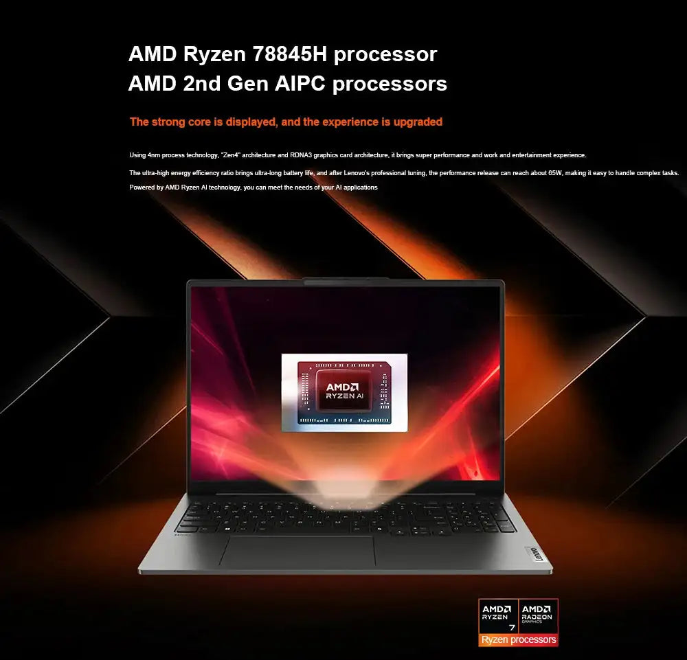 Lenovo Xiaoxin Pro 16 2024 8845H/7840HS/AI 7H 350 32+1 16inch 2.5K 120Hz Screen - Lootquake