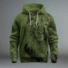 2024 Funny 3D Lion Printed Hoodies For Men Fashion Loose Sweatshirts Street Trend Harajuku Men's Clothes Autumn New Pullover - Lootquake