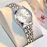 Relojes elegantes de marca original OLEVS para mujer, reloj de cuarzo luminoso resistente al agua para dama, collar, pulsera, caja de regalo, conjunto con calendario