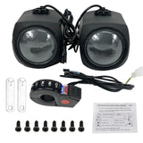 Haut-parleur Bluetooth pour moto, système audio HiFi universel 12-80 V, résistant aux intempéries, pour guidon