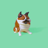 Animal Sculpture Blown By Wind Ornament Faceless Male Desktop Sculpture Creative Jewelry Art Gift Decompression Pets Sculpture