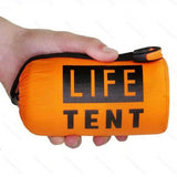 2 Person Emergency Shelter Bivy Survival Tent Kit Mylar Tube Tent Sleeping Bag Waterproof Outdoor SOS Thermal Blanket Reusable - Lootquake