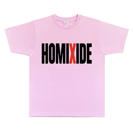 Rapper Homixide Gang Graphic T-shirt Playboi Carti Opium Merch Tshirt Men Women Hip Hop Oversized T Shirts Male Cotton Tops Tees - Lootquake