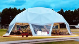 Arch Dome Tent Windproof Pavilion  Pergola Sun Room Exhibition PVC Sunshade Canopy  Wedding Shelter Tipi Outdoor camping - Lootquake