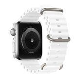Silicone Strap For watch band 44mm 40mm 49mm 45mm 41mm 38mm accessorie correa bracelet iWatch Ultra 2 series 7 6 5 se 8 9 - Lootquake