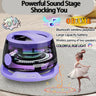 Minialtavoz Bluetooth portátil G200 con iluminación RGB, altavoz magnético BT5.3, minicaja de sonido, 7 horas de reproducción, soporte para teléfono, novedad de 2025