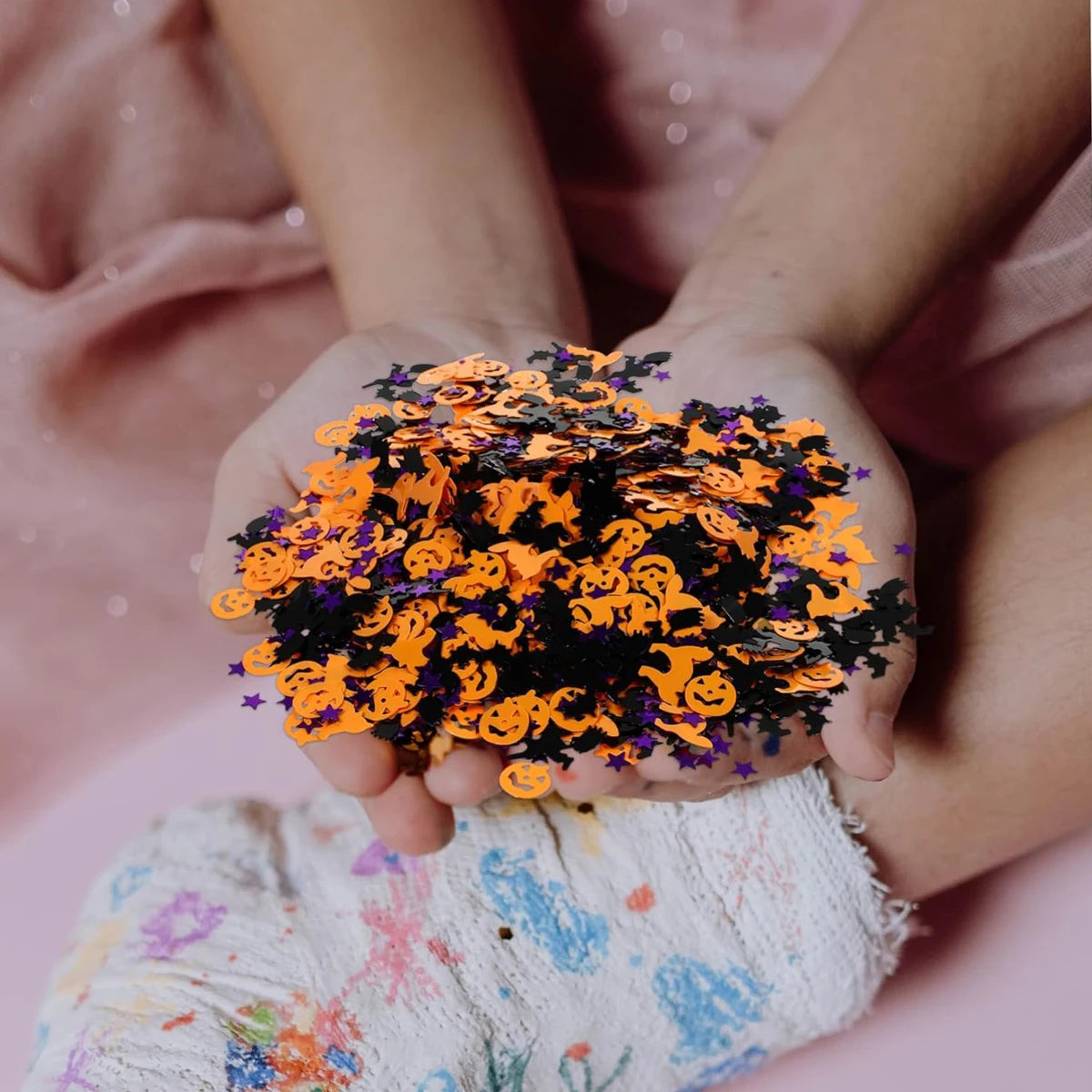 Spooky Day Decorations Table Decorations Paper Confetti Glitter Decorations Decorations Halloween Confetti Ghosts Pumpkin Spider
