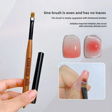 Gradient Nail Art Brush Acrylic Nail Ombre Pen DIY UV Gel Brushes Painting Drawing Flowers Nails Brush Manicure Tools for Salon