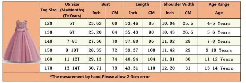 Teens Girls Bridesmaid Dresses For Wedding 5-14 Yrs Kids Sequin Birthday Party Long Dress Girls Evening Formal Pageant Vestidos - Lootquake