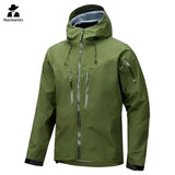 Jacket Men's Sports Casual Soft-shell Zipper Pocket Water Repellent Windbreaker New Autumn Functional Camping Hooded Raincoat - Lootquake