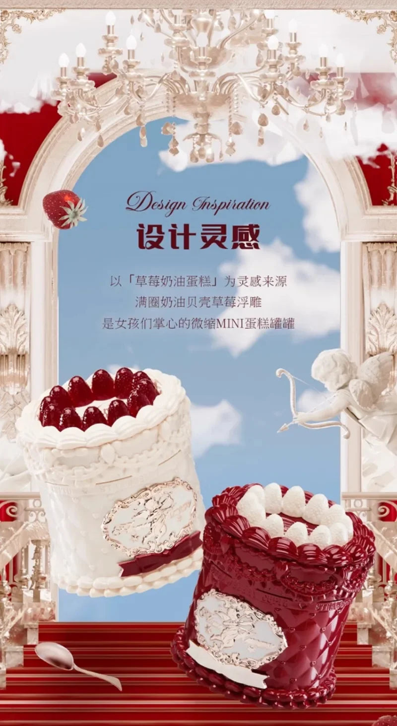 Flowerknows Strawberry Cupid Lipstick Cake Matte Velvet Lipgloss Lip Mud Makeup Korean Flower Know Lip Cream For Girls&Women