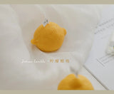 Bougie parfumée décorative au citron, cadeau d'anniversaire parfumé DIY, bougie imitation fruit