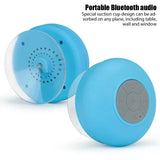 Altavoz Bluetooth inalámbrico resistente al agua con ventosa para coche y ducha.
