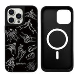 Mirror Surface Anime Gesture Phone Case