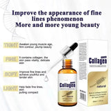 Suero de colágeno 100 % puro de 30 ml, hidratante, reparador de la piel, blanqueador, antiarrugas, tratamiento facial para el acné.