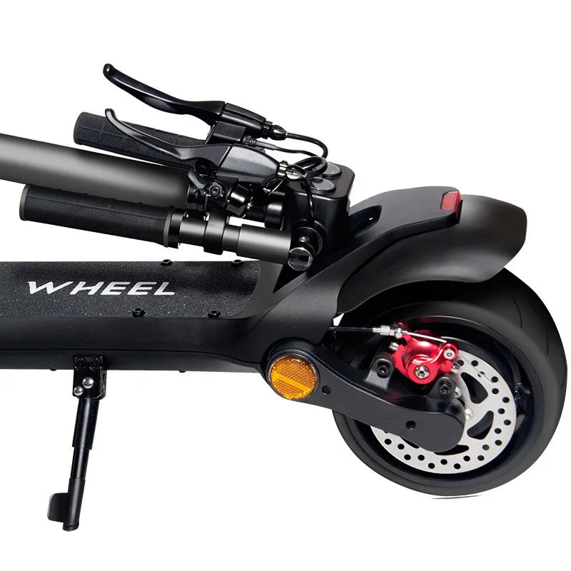 Adult Wide Tire Electric Scooter Double Disc Brake Off-road Electric Vehicle Two-wheel Foldable Driving Scooter