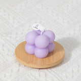Bougie parfumée cubique compacte, parfum puissant, décoration d'intérieur, cadeau pour anniversaires, détente, toutes saisons, rafraîchissement de la pièce, aromathérapie