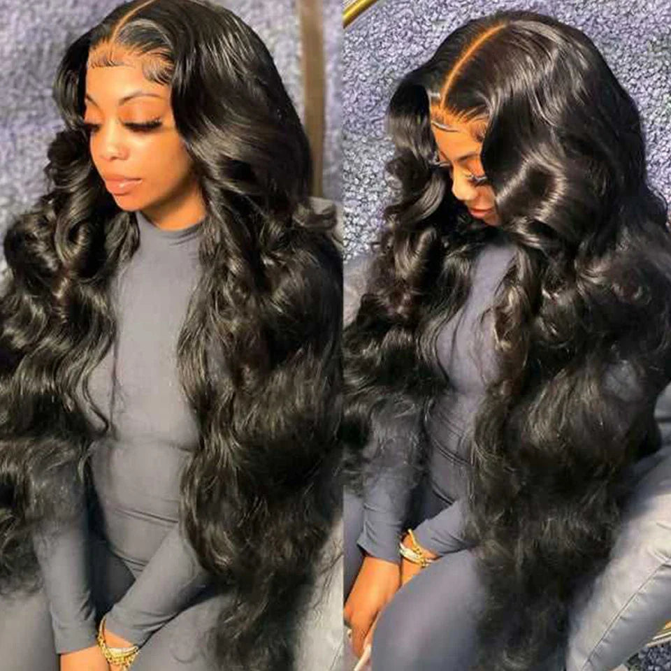 Body Wave T-Part Lace Wig | Transparent Lace Front Malaysian Human Hair