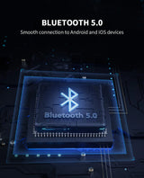 Enceinte Bluetooth ultra-portable MLOVE BV800 avec radio FM, écran LCD, antenne, entrée AUX, clé USB, carte TF, lecteur MP3