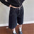 Deeptown Vintage Loose Jorts Jeans Y2k Streetwear Oversize Shorts Denim Pants Korean Fashion Baggy Grunge Trouser Summer Neutral - Lootquake
