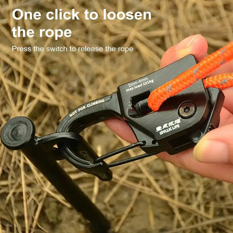 Rope Tensioner Tent Rope Tensioner Camping Tent Cord Adjuster with Strong Load-bearing Capacity Lightweight Portable for Outdoor - Lootquake