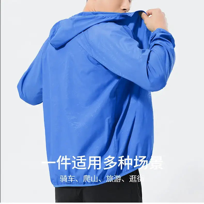 Sun Protection Wind Cycling Jacket Men's Windbreaker Mtb Biker Jacket Short Wind Cycling Bicycle Couple Clothing Jersey cycling - Lootquake